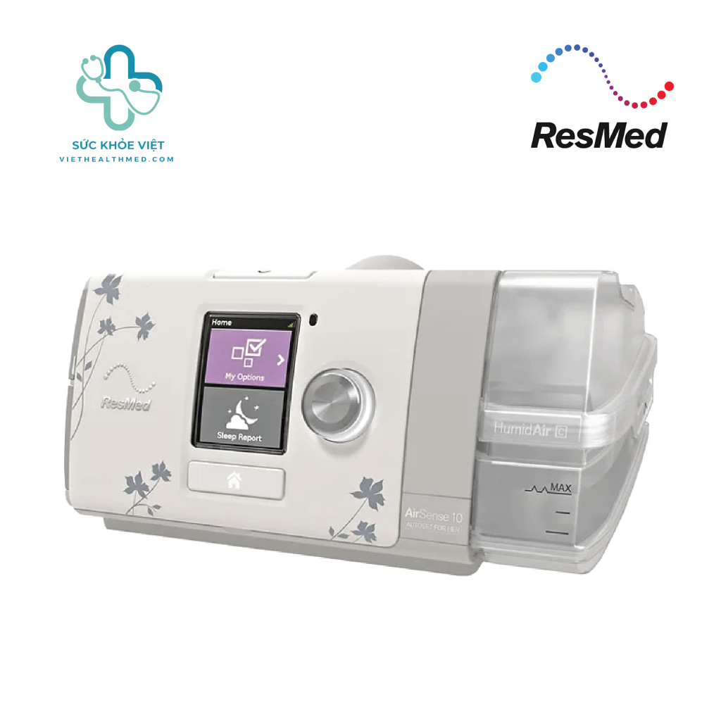 Máy thở Resmed AirSense 10 AutoSetFH APAC 12 may tho resmed AirSense 10 AutoSet FH 01