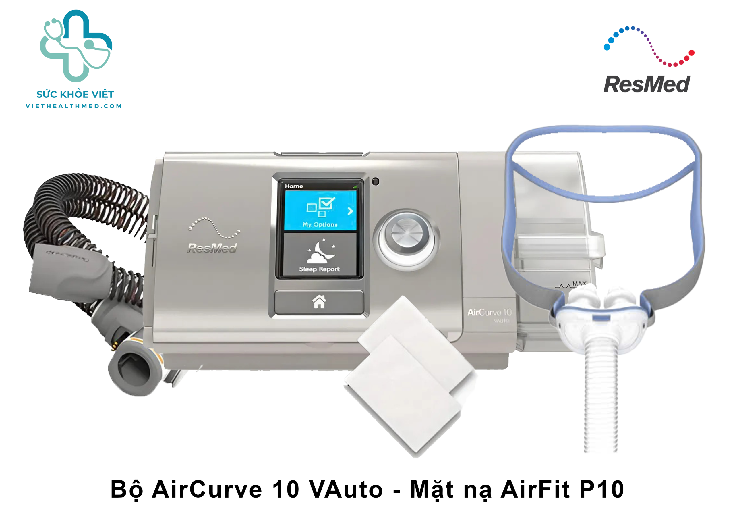 AirCurve 10 VAuto Mặt nạ thở AirFit P10