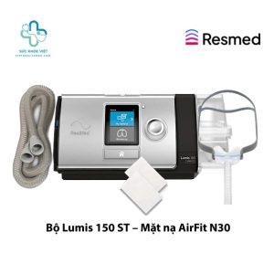 Bộ máy thở Lumis 150 ST ResMed và mặt nạ AirFit N30