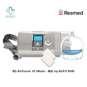Combo Máy thở AirCurve 10 VAuto ResMed và mặt nạ AirFit N30i