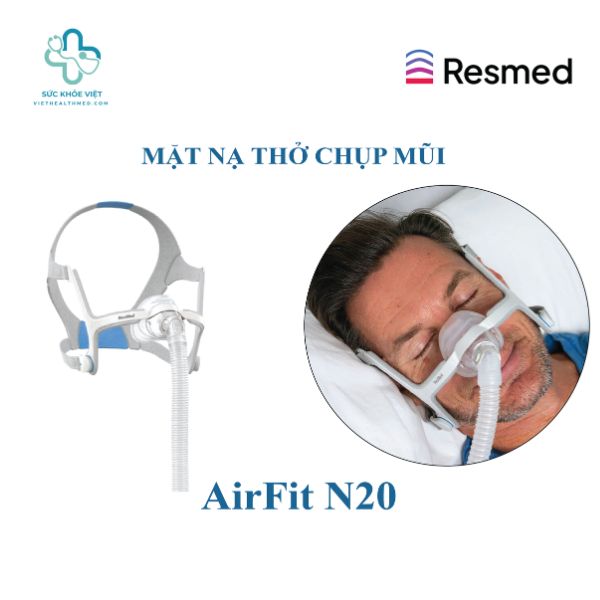 Bộ Máy Thở Aircurve 10 VAuto Kèm Mặt Nạ Thở Airfit N20 28 Mặt nạ AirFit N20