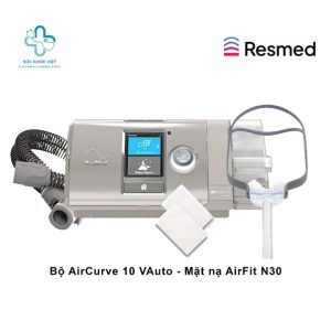 Bộ máy thở AirCurve 10 VAuto kèm mặt nạ AirFit N30 của ResMed