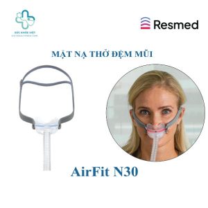 Mặt nạ AirFit N30 sử dụng cùng máy thở AirCurve 10 VAuto