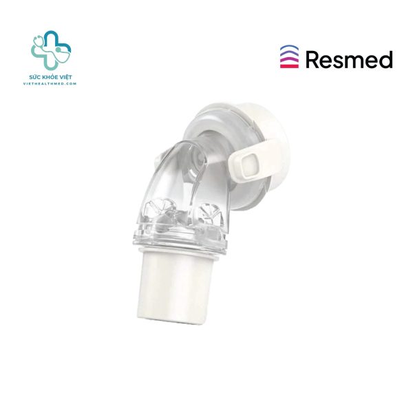 Khuỷu Nối Mặt Nạ ResMed AirFit F20, F30 QuietAir Chính Hãng 13 Khuỷu Nối Mặt Nạ ResMed AirFit F20, F30 QuietAir
