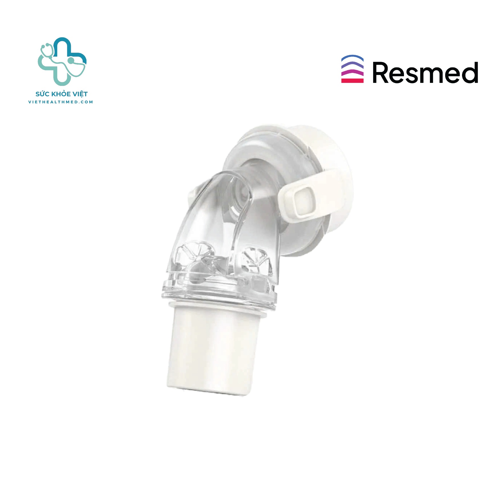 Khuỷu Nối Mặt Nạ ResMed AirFit F20, F30 QuietAir