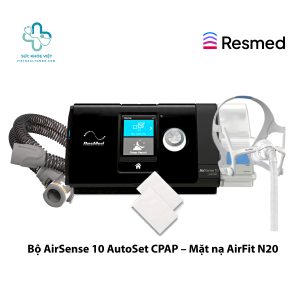 Bộ máy cpap resmed airsense 10 autoset kết hợp mặt nạ AirFit N20