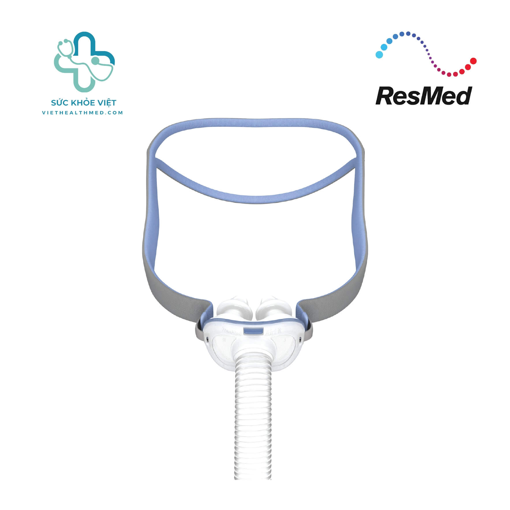 Đệm Mặt Nạ Thở ResMed AirFit P10 Chính Hãng 2 Đệm mặt nạ thở ResMed AirFit P10 chính hãng dùng cho máy CPAP điều trị ngưng thở khi ngủ