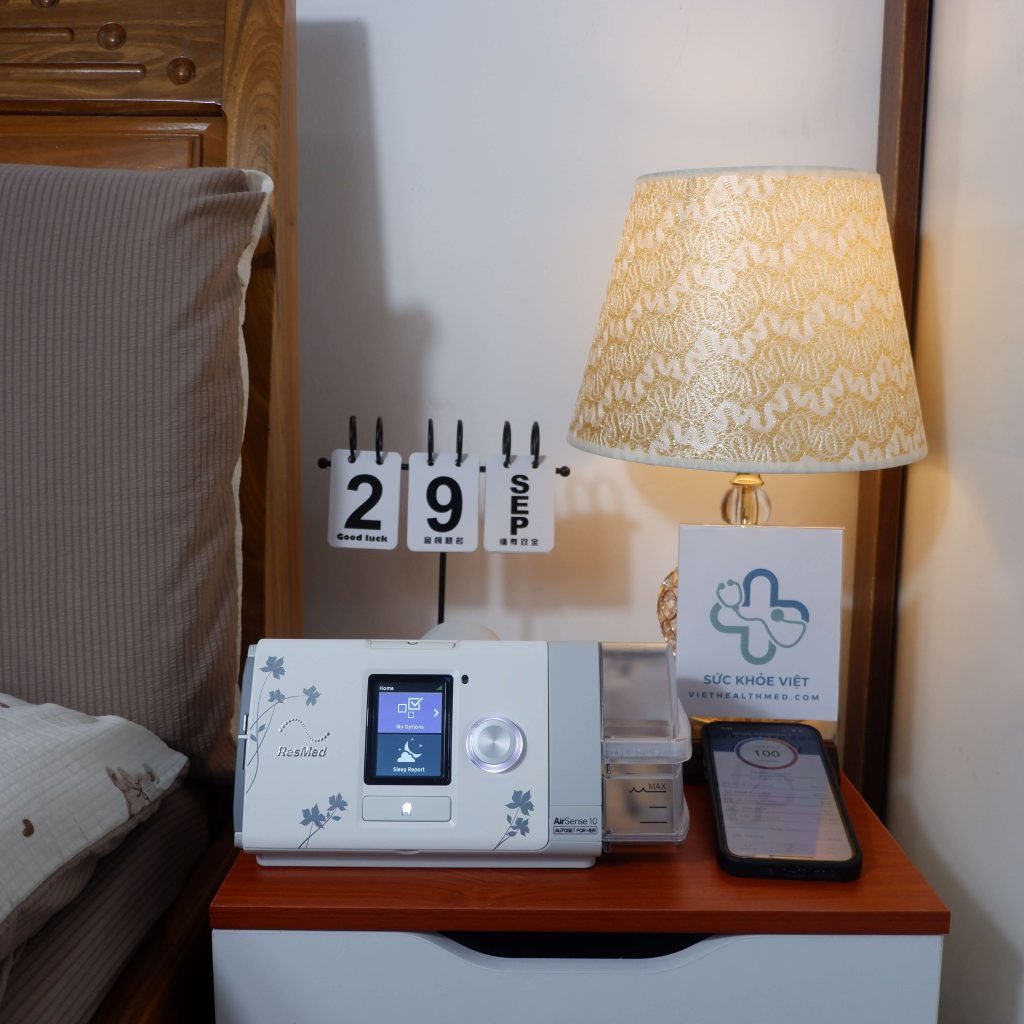 CPAP Việt Nam: Cách Chọn Máy Phù Hợp Và Những Lưu Ý 1 máy cpap việt nam resmed hỗ trợ điều trị ngưng thở khi ngủ tại nhà
