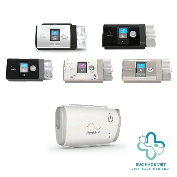 Tổng hợp các dòng máy trợ thở không xâm lấn phổ biến hiện nay như CPAP, BiPAP và máy trợ thở cá nhân nhỏ gọn.