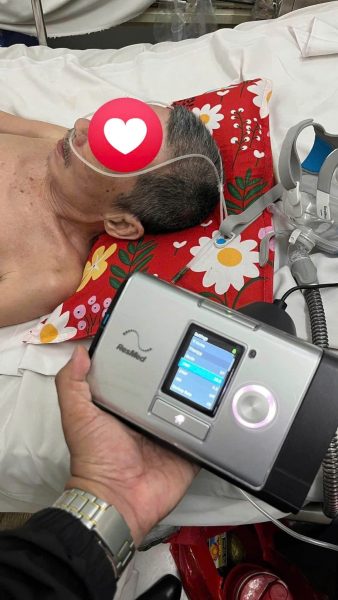 sử dụng máy trợ thở cpap điều trị ngưng thở khi ngủ ở người cao tuổi