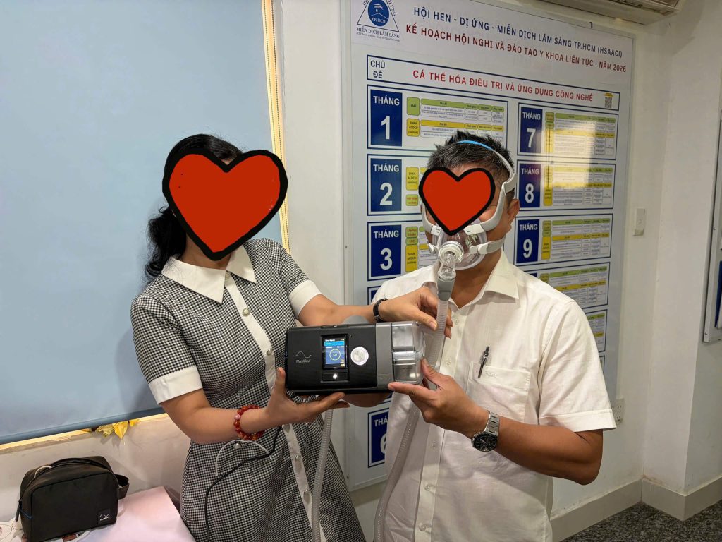 Máy trợ thở ResMed và BMC chính hãng dùng tại nhà cho người suy hô hấp