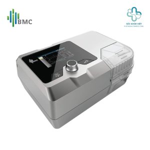 Máy Trợ Thở BMC G2S B25T Hỗ Trợ Hô Hấp Tại Nhà 7 Màn hình hiển thị thông số và núm xoay điều khiển của máy trợ thở BiPAP BMC RESmart G2S B25T