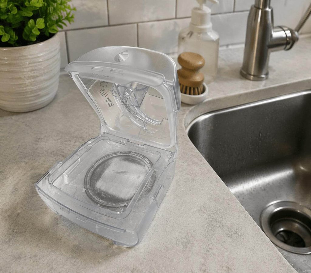 Bình Làm Ẩm Máy Thở CPAP Có Thể Để Nước Qua Đêm Không? 4 Đổ bỏ nước dư, vệ sinh bình đúng cách, tráng sạch và để khô theo hướng dẫn của nhà sản xuất giúp hạn chế cặn tích tụ và duy trì tình trạng bình làm ẩm.